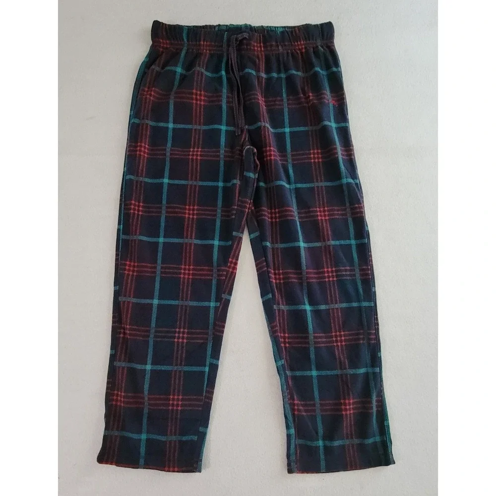 Tommy Bahama Drawstring Waist Sleepwear Men's Fleece Lounge Pants XL Navy Pld...